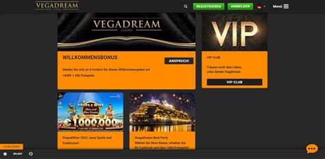 Vegadream casino codigo promocional
